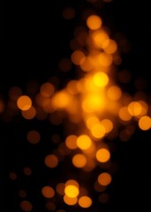 Dark abstract gold bokeh sparkle on black bokeh red bokeh abstract background glow design light texture effect sparkle