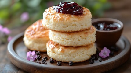 Scones with jam