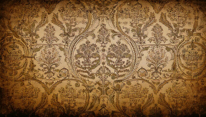 old vintage antique heraldic pattern texture