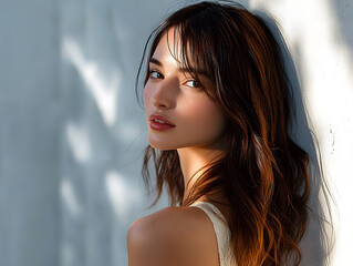 Naklejka premium 女性