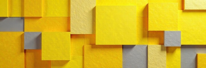 A yellow and gray square pattern with subtle texture overlays, visual interest, overlay, gray