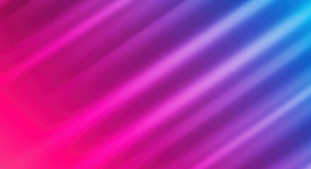 Fototapeta premium vibrant gradient background, diagonal streaks, neon pink and blue, abstract design, smooth transition, bright colors, digital art, minimalist composition, futuristic aesthetic, motion blur effect, dyn