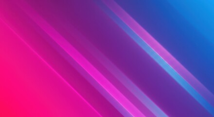Fototapeta premium vibrant gradient background, diagonal streaks, neon pink and blue, abstract design, smooth transition, bright colors, digital art, minimalist composition, futuristic aesthetic, motion blur effect, dyn
