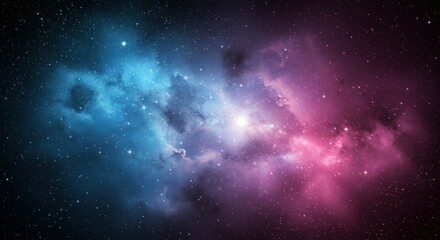 Space nebula, cosmic clouds, vibrant colors, pink and blue hues, starry background, celestial formation, galactic dust, ethereal glow, deep space, astronomical phenomenon, cosmic beauty, interstellar 