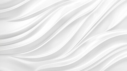 This image features a smooth, flowing white texture with soft wavy patterns that create a calming and elegant appearance.