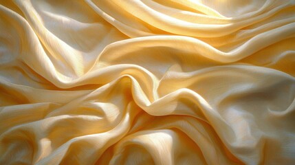 Obraz premium Soft fabric drapes artistically for fashion or decor, creating an elegant texture