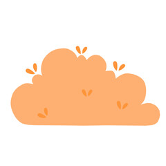 Orange Grass During the Autumn Season