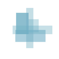 Abstract geometric background. An illustration of blue squares. Geometric art and design for template or business. Abstract art.