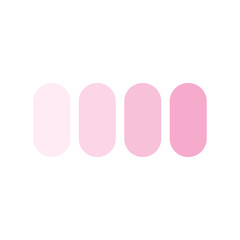 round pink color palette