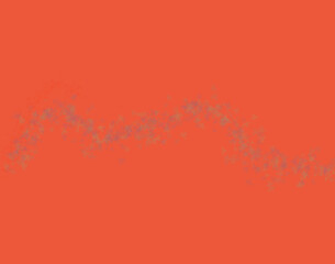 Background illustration for the autumn season or for the Halloween event. Drawing of leaves on an orange backdrop.