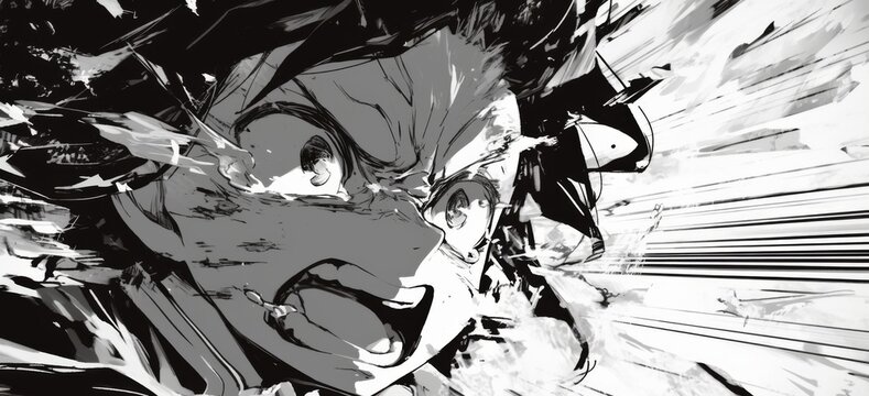 a young woman with short hair and bangs, looking angrily at the viewer 