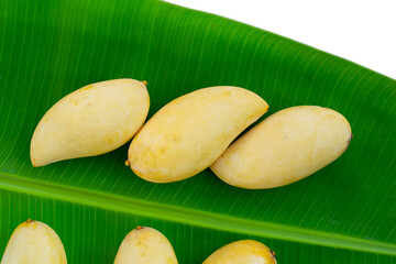 Ripe sweet yellow mango fruits