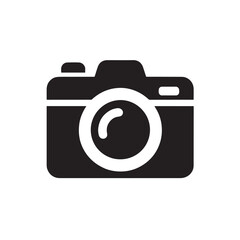 Simple black camera icon.