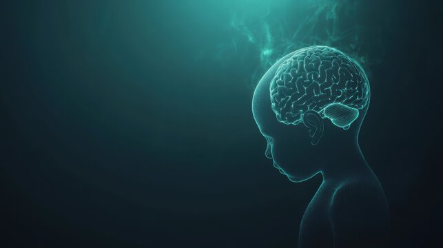 child brain development neural network growing mind healthy brai