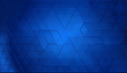 Abstract Blue Geometric Background