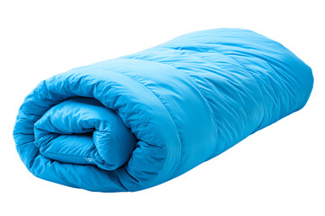 A vibrant blue sleeping bag for ultimate comfort and warmth
