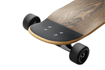 Elegant Longboard with Exquisite Wood Grain