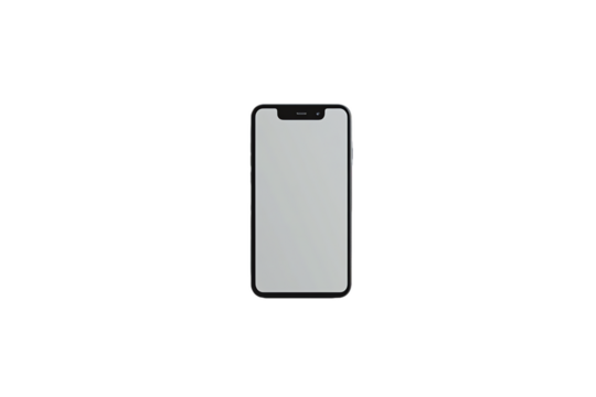 Elegant Blank Smartphone Display