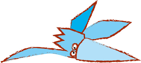 イカ色有鉛筆風