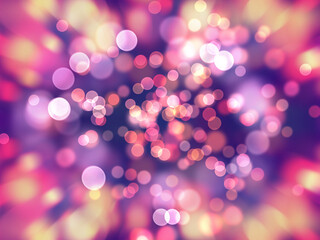 Bokeh with multi colors, Festive lights bokeh background, Defocused bokeh lights, Blurred bokeh, Bokeh light vintage background