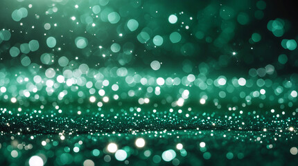 Beautiful Abstract Warm Landscape with Golden Bokeh Lights and Shimmering Sand Macro Photgraphy Wallpaper Emerald Green Background Inspiration