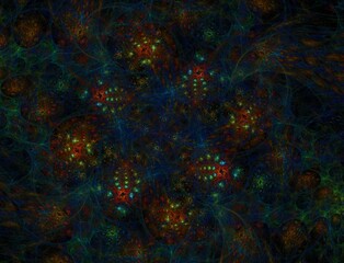 Imaginatory fractal abstract background Image