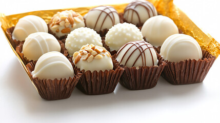  minimalist white chocolate almond clusters