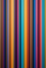 Obraz premium Vibrant Chromatic Spectrum, A Symphony of Vertical Color Bands