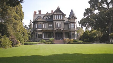 Victorian Mansion with Elegant Gardens &ndash; Historic Architectural Beauty