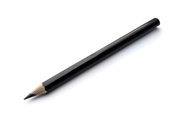 Black pencil isolated on white background