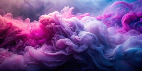 Obraz premium Swirling Pinks and Purples in the Fog, swirling patterns, abstract fusion