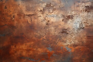 Obraz premium Abstract Rusty Metal Background with Grunge Texture and Color Variations for Artistic Design and Industrial Themes