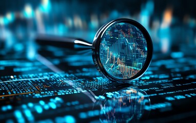 Business audit analysis with financial data