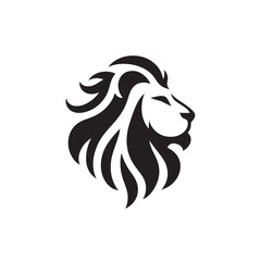 Stylized lion head profile. (4)