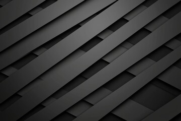 Fototapeta premium Abstract Dark Textured Background with Overlapping Slanted Lines