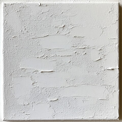 Obraz premium textured white canvas with rough surface, showcasing abstract design. subtle variations in white create sense of depth and dimension, perfect for artistic expression