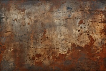 Rusty Metal Background With Texture and Color Variation, Perfect for Design Projects and Artistic Use, Capturing the Essence of Aging and Wear
