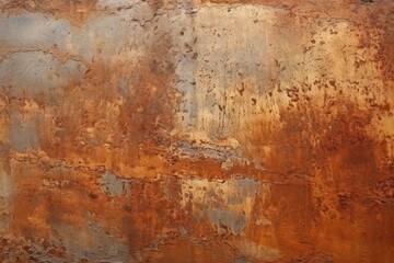 Abstract Rusty Metal Texture with Rich Earthy Tones and Weathered Appearance for Creative Backgrounds and Designs