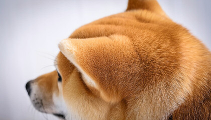 柴犬 日本犬 愛らしい 忠誠 賢い 勇敢 番犬 家庭犬 暖色 毛並み ふわふわ しっぽ ピンと立つ 耳 警戒心 集中力 探求心 遊び好き 散歩 公園 自然