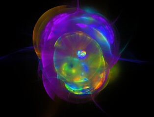 Imaginatory fractal abstract background Image