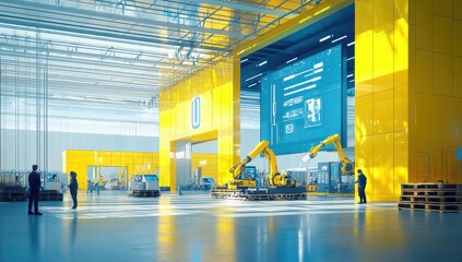 Industrial Robotics in Modern Warehouse