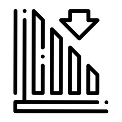 Diagram Bar Chart Down