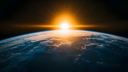 Earth Sunrise from Space