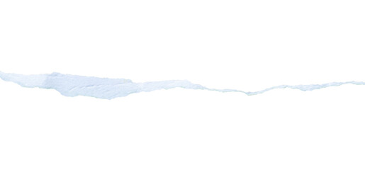 Tear white paper isolated