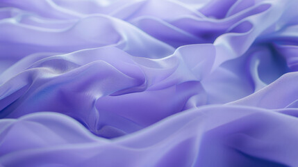 Obraz premium Soft purple fabric draped elegantly, showcasing delicate folds and textures. light creates serene atmosphere, perfect for design and fashion inspiration