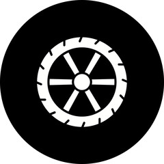 Obraz premium Tyre Icon