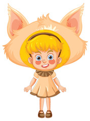 Cute Child in Animal Costume