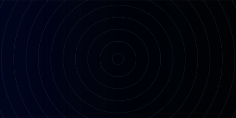 Blue abstract background with glowing circles. Swirl circular lines pattern. Geometric spiral. Twirl element. Modern graphic desi