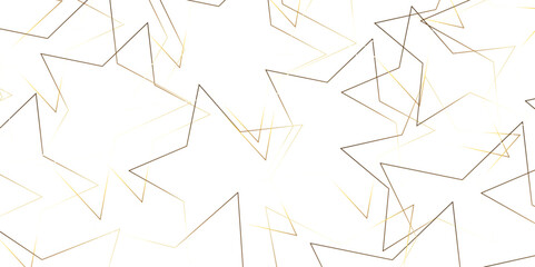 Stars pattern isolated on white background. 3D rendering .beautiful abstract star background in new modern style golden and color