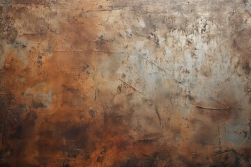 Obraz premium Grunge Texture of Rusty Metal Surface with Scratched and Weathered Appearance Reflecting Distressed Vintage Aesthetic Ideal for Background and Design